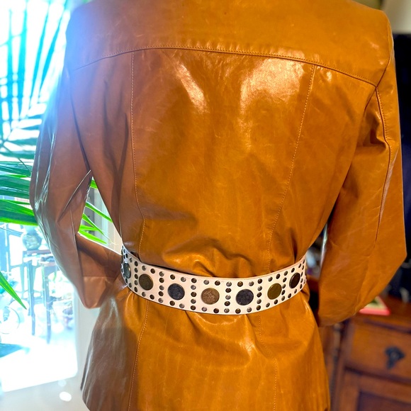 New Frontier Leather Short Jacket (Complimentary Clutch) - Picture 8 of 12